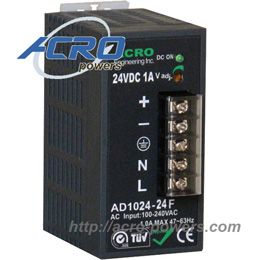 DIN Rail Power Supply, 48W, Single Output