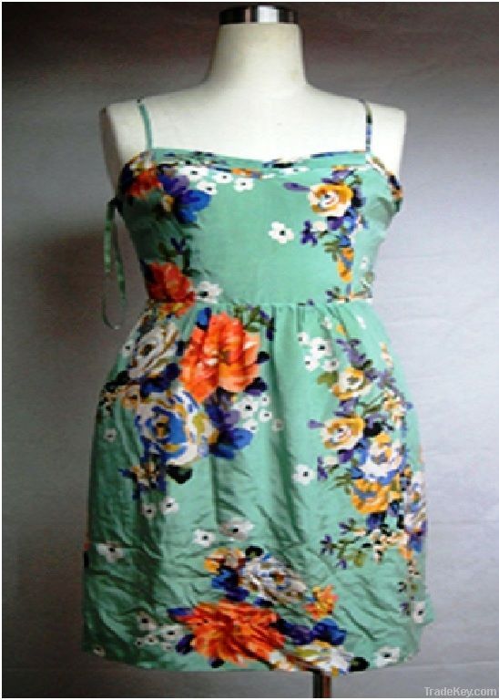 Silk Flower Dress