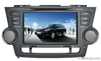 Highlander 2009-2011 with DVD RDS FM radio for Toyota