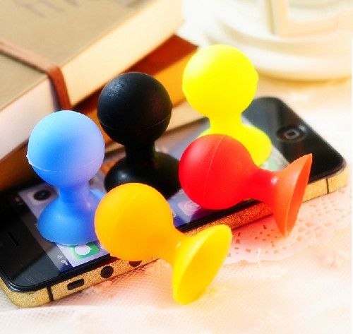 Lazy shaped phone holder/silicone rubber phone holder