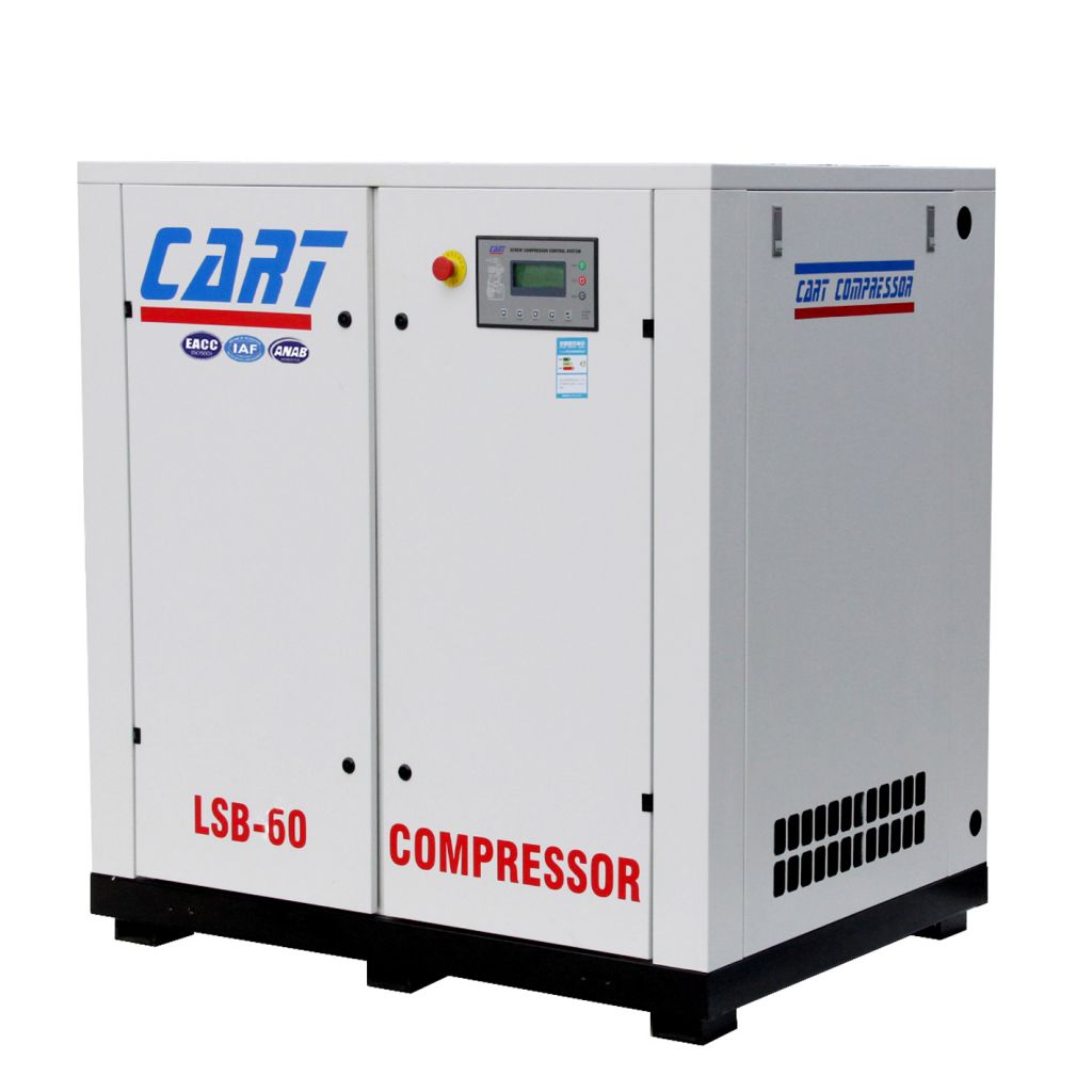 45kW 60HP belt drive screw air compressor 