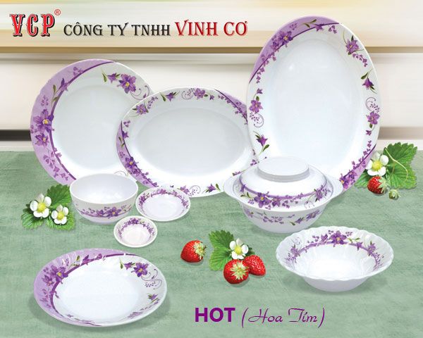 VCP melamine dinnerware, bowl, spoon, white dinnerware set, made in Vietnam