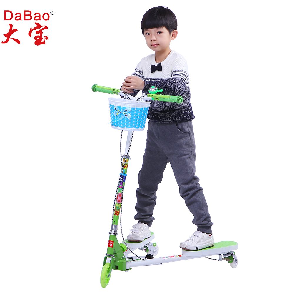 3 wheel frog swing scissor kick scooter for kids