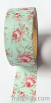 100% cotton fabric tape , decoration adhesive fabric tape