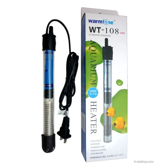 Warmtone 50-Watt Quartz Glass Submersible Thermostatic Heater aquarium