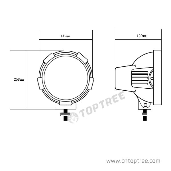 Factory price saving 20% 100w HID off road light 9'' Spot flood 12V 24V xenon hid driving light 35w 55w 75w