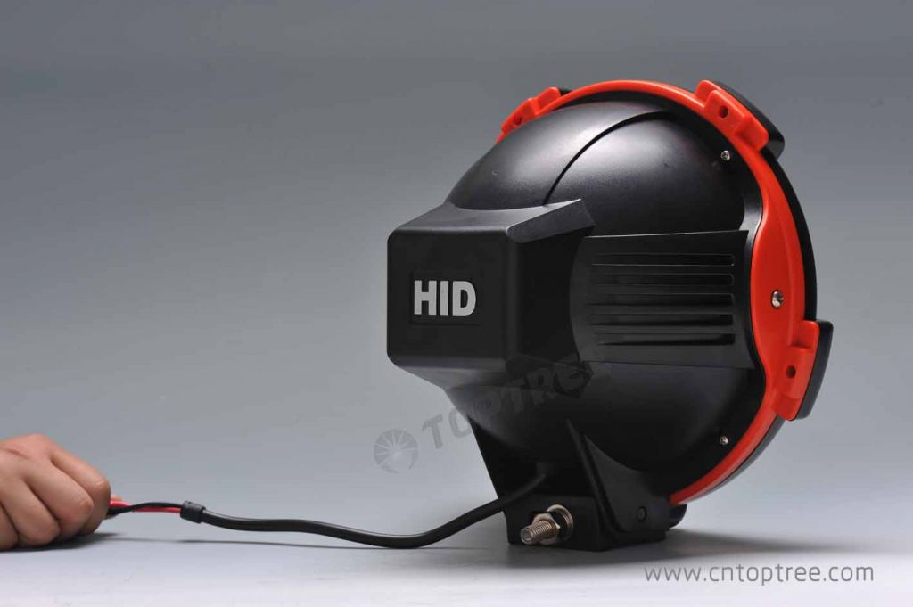 Factory price saving 20% 100w HID off road light 9'' Spot flood 12V 24V xenon hid driving light 35w 55w 75w