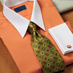 Orange dress shirts