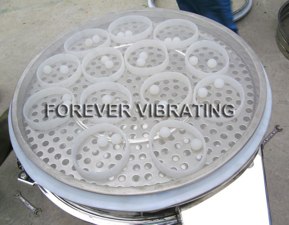 Full stainless steel vibrating sieve for pharmaceutical process