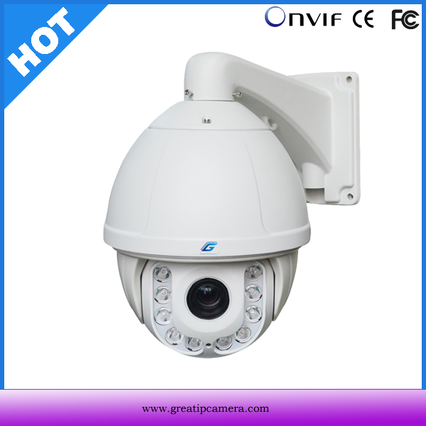 ONVIF 1.3 Megapixel 18X Optical Zoom IR Dome IP PTZ Camera