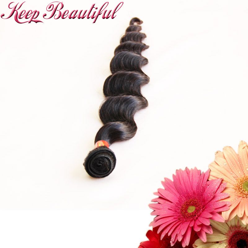 100% Unprocessed Loose Wave Peruvian Virgin Human Hair 3pcs Hair Wefts