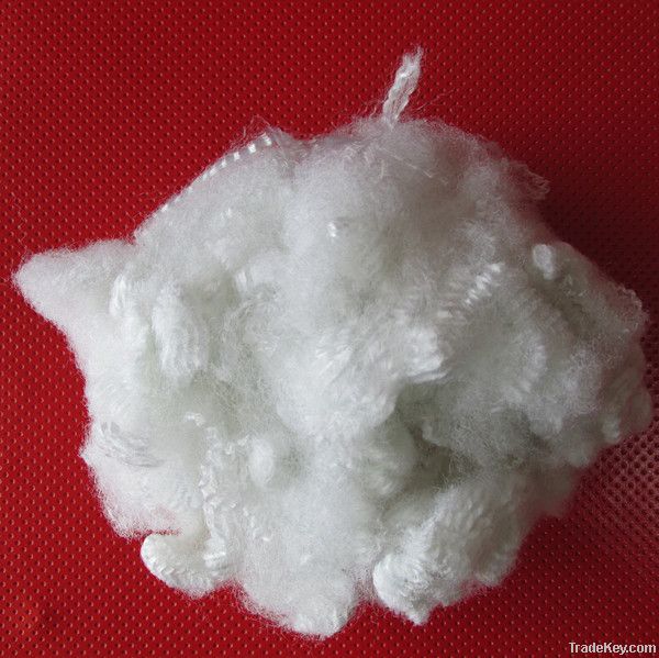 Virgin solid polyester staple fiber for spinning