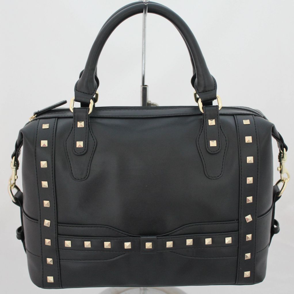 Studded PU tote bag