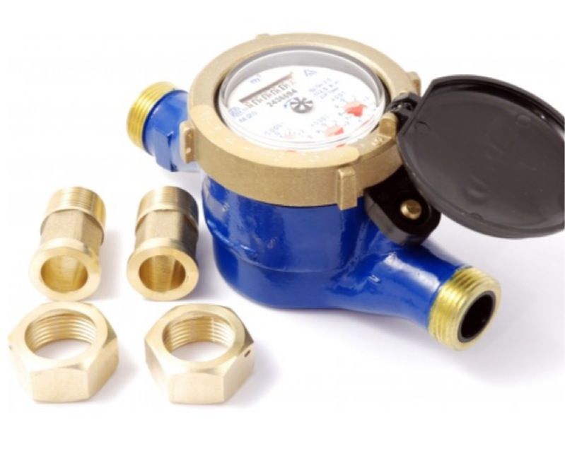 Multy Jet Dry Type Plastic/Brass Water Meter