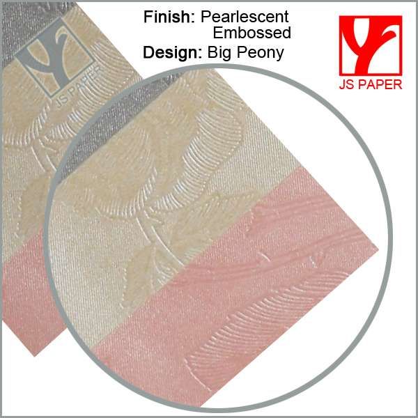 pearl embossed paper