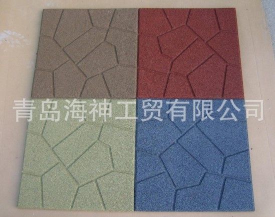 rubber paver