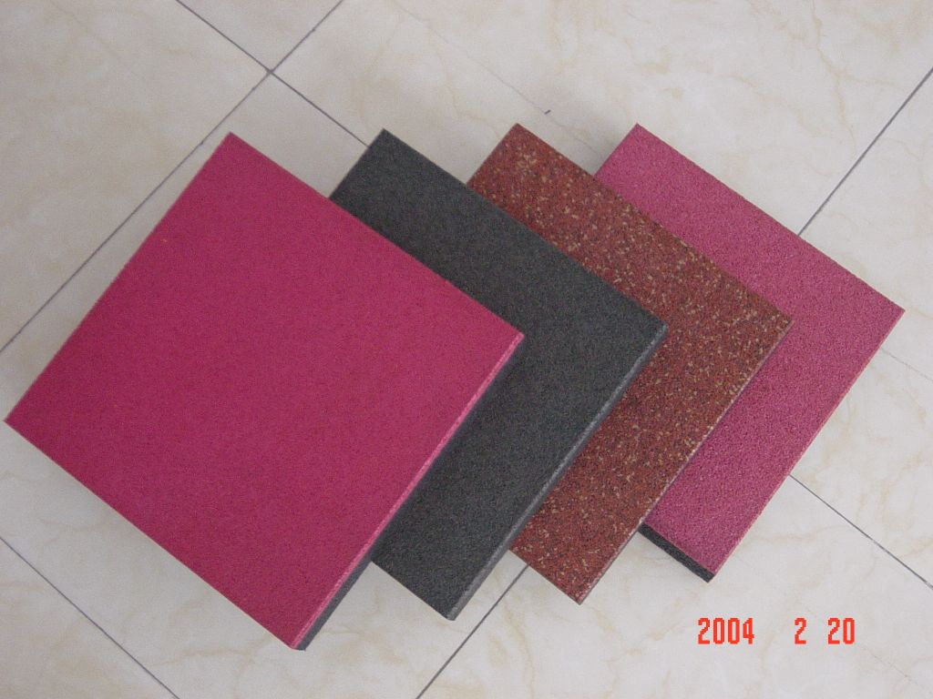 High quality rubber floor tile 