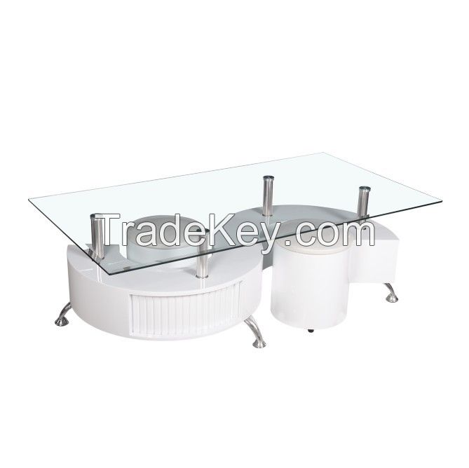 MDF White High Gloss Coffee Table