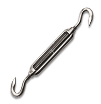 Hook and Hook Turnbuckle, Stainless steel rigging hardware