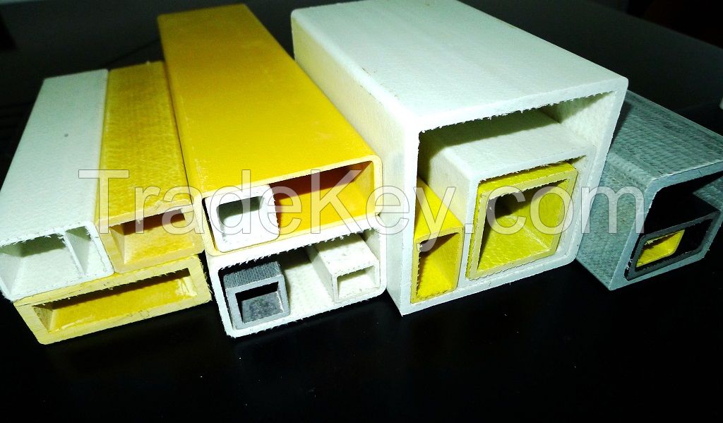 Fiberglass square tube