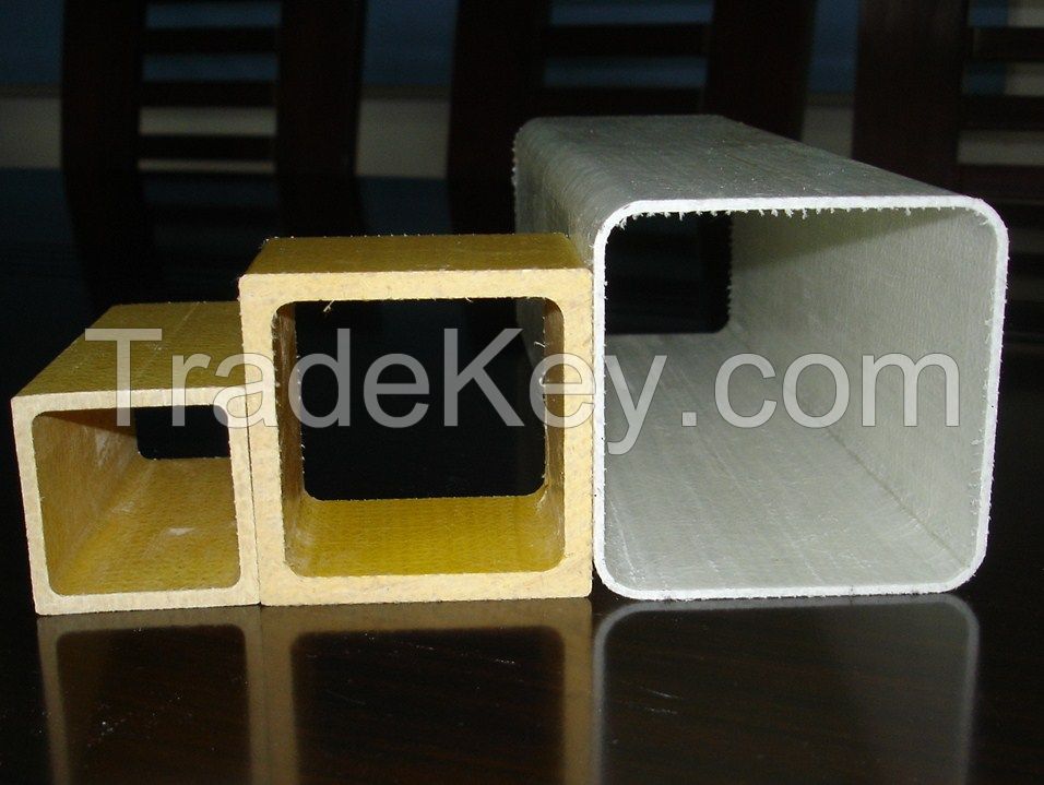 Fiberglass square tube