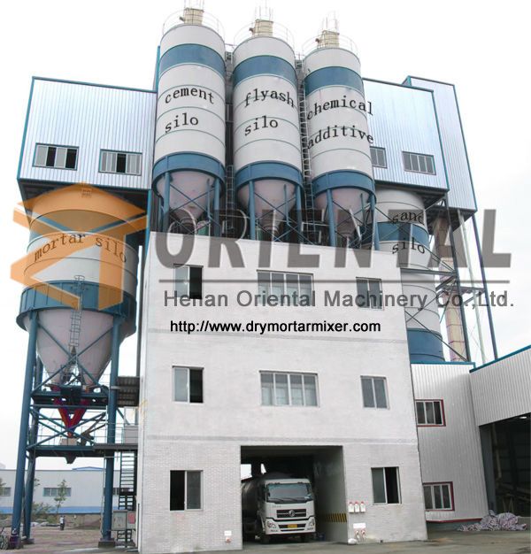 Small dry mortar production line