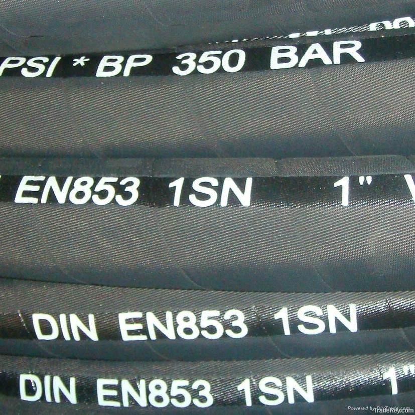 steel wire braid hydraulic hose DIN EN 853 1SN