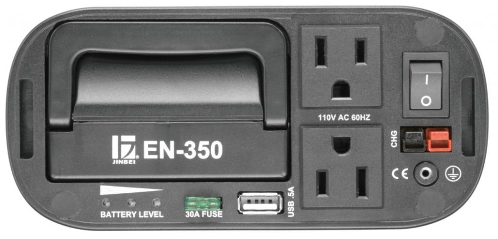 EN-350 Inverter, Mobile Power Source for Studio Flash and Out Door Flash