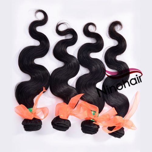 Wholesale - Peruvian Virgin Body Wave Hair Double Weft 5A Grade 3pcs/Lot Mix Length 12&quot;-30&quot; Thick &amp; Healthy Ends 100% Natural Human Unprocessed Hair