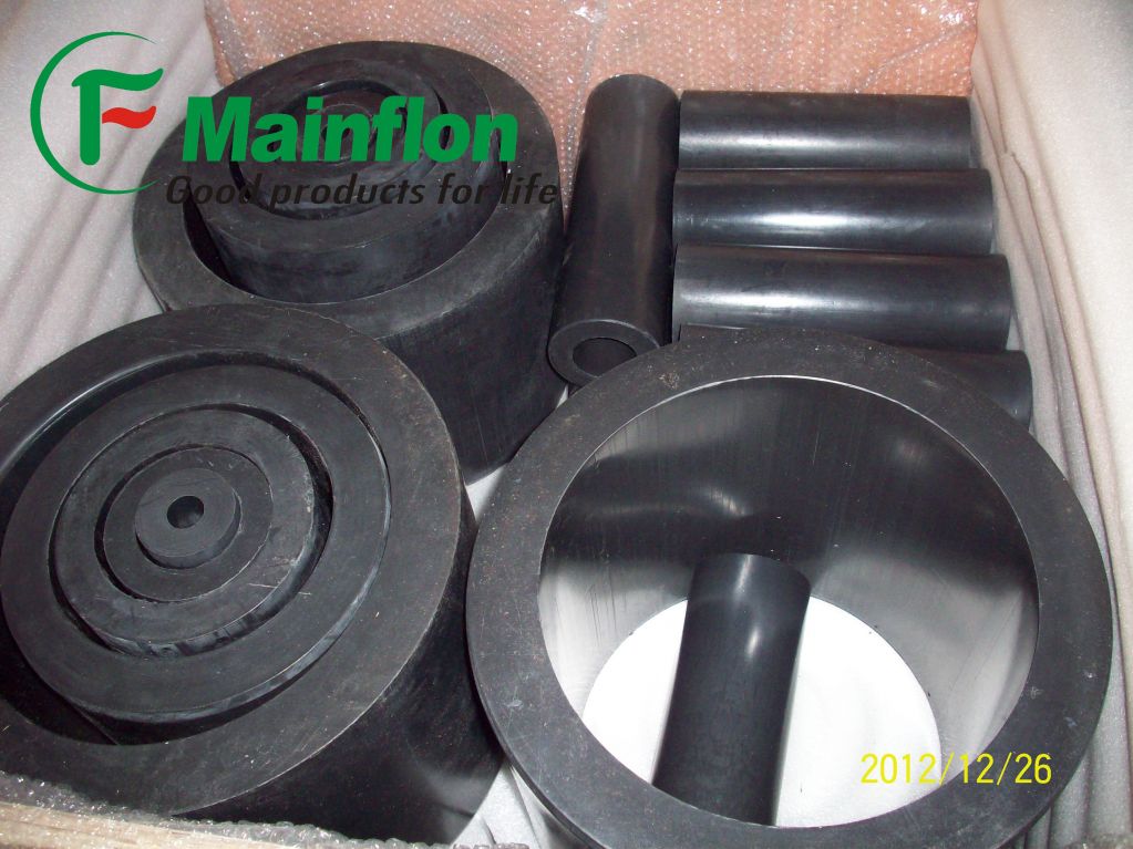 Carbon Filled PTFE Teflon Molded Tube/Bush/Bar