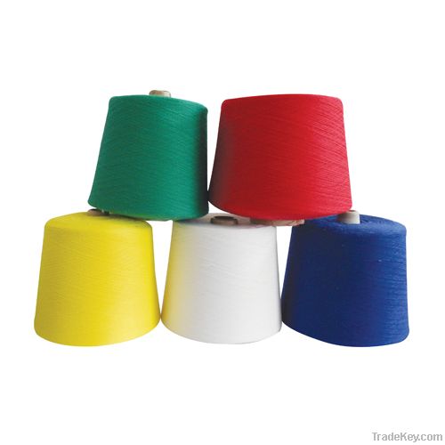 100% Spun Polyester Yarn For Knitting Weaving and Sewing