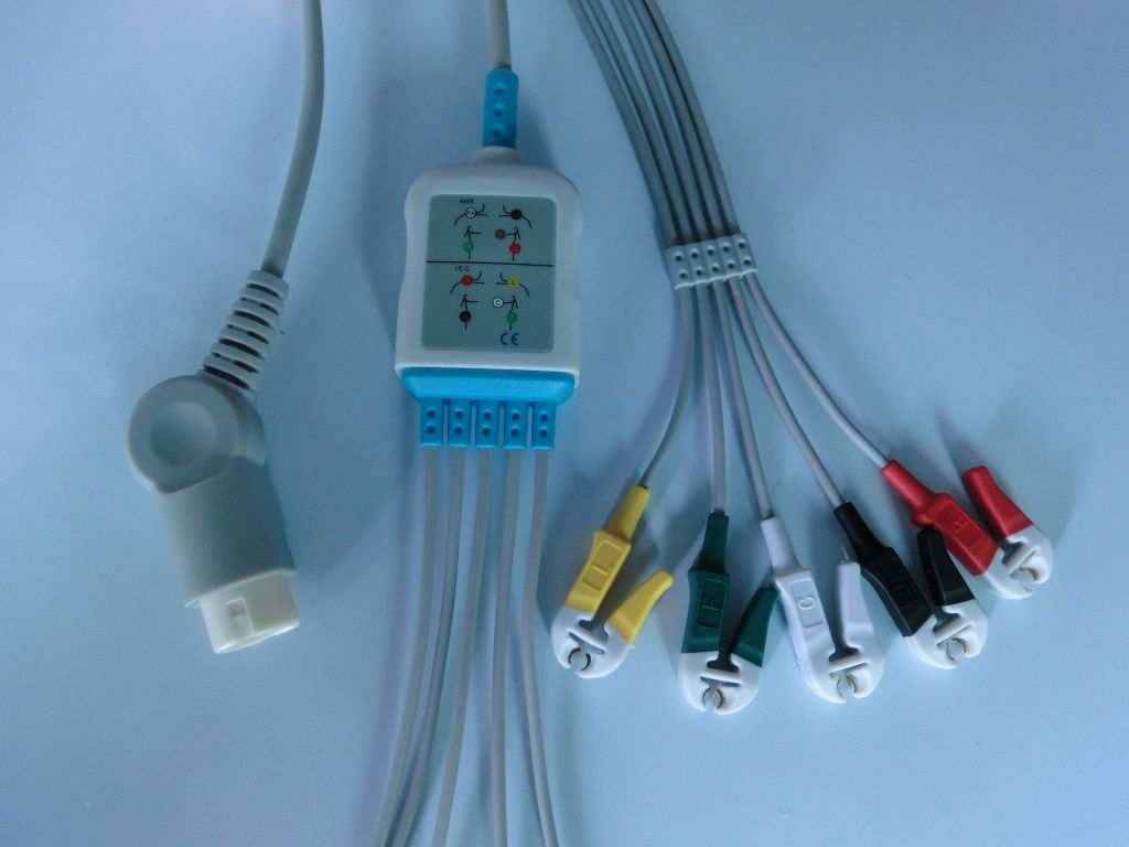 One-Piece Series Patient Cable With Leads