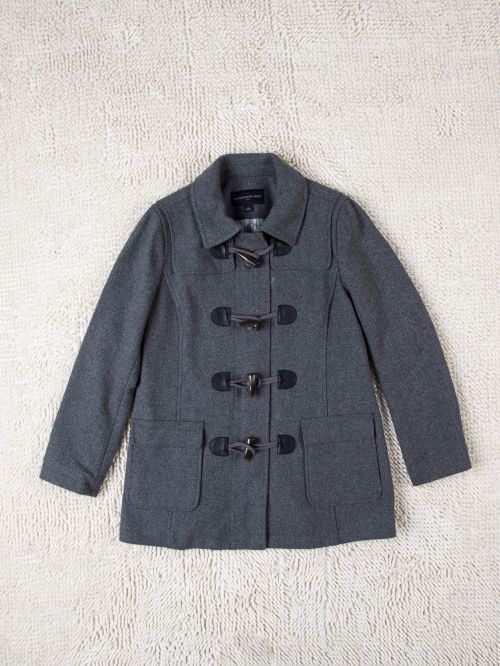 ladies' Horn button wool coat factory direct sell ODM/OEM service 