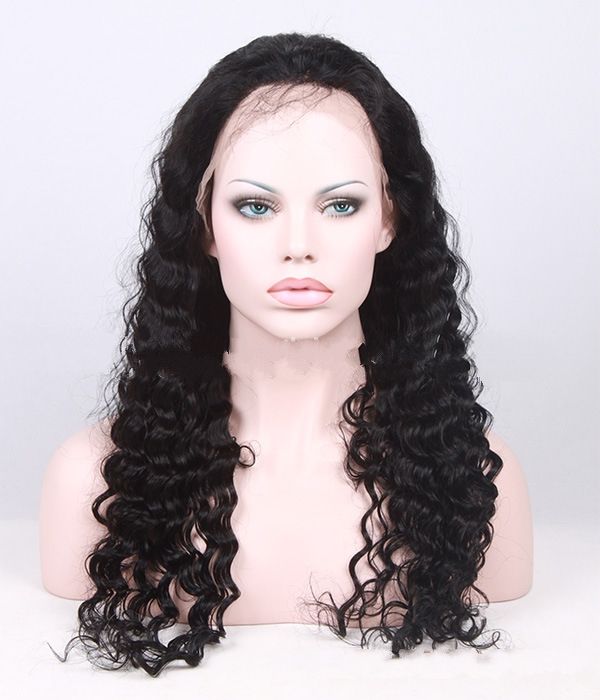 Lace Front Wigs 100% Indian Remy Human Hair  straight hair bodywave deep wave  #1 1b 2 4