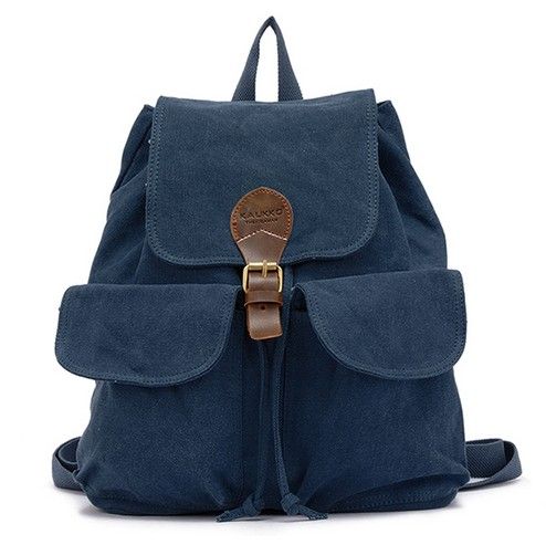 Women canvas backpack supplier