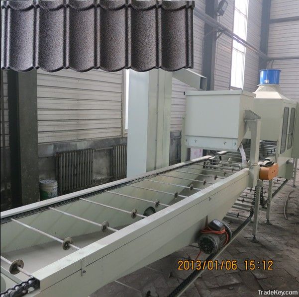 stone coated roof tile production line