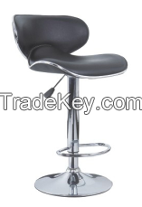 Faux Leather Modern Bar Stool