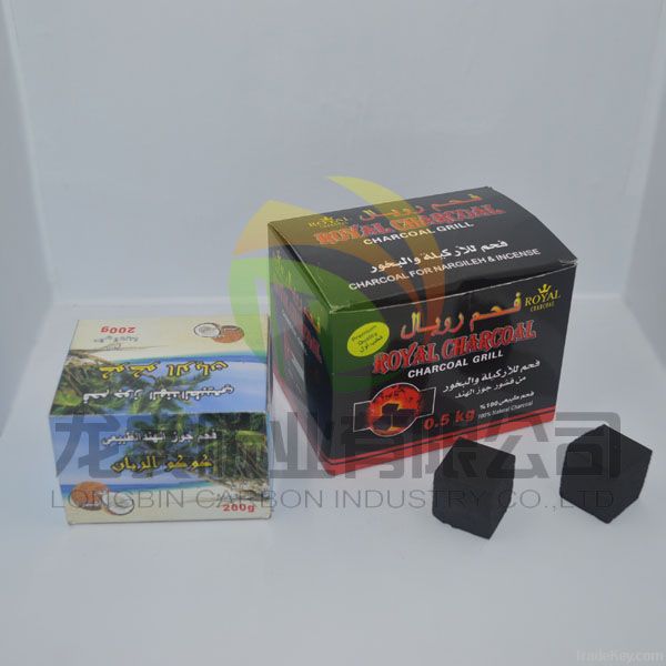 Cube 25*25*25mm Lump  Hookah Charcoal