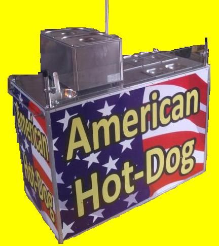 Hot Dog Catering Stand Food Business Unit Bar Hotdog Machine Burgers Stall Kiosk