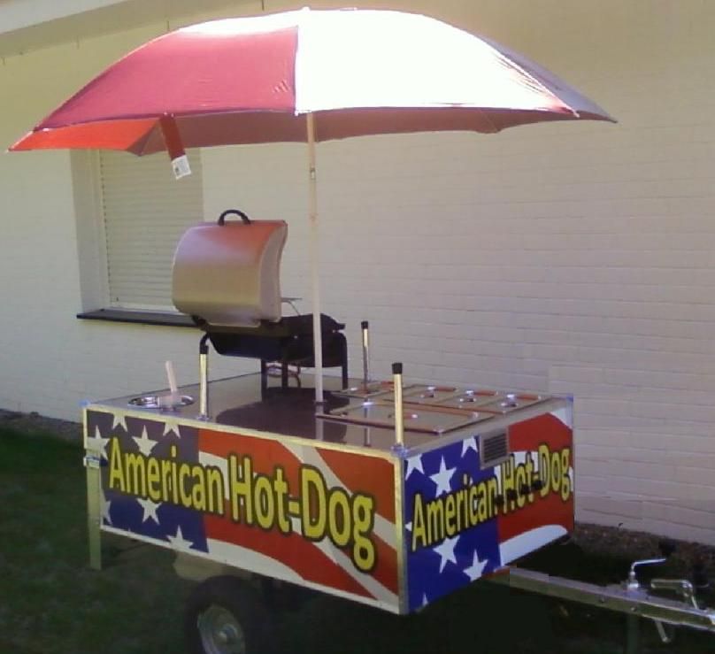 Catering Trailer Burger Van Hot Dog Snack Stall Cart Food Business Car Carrier