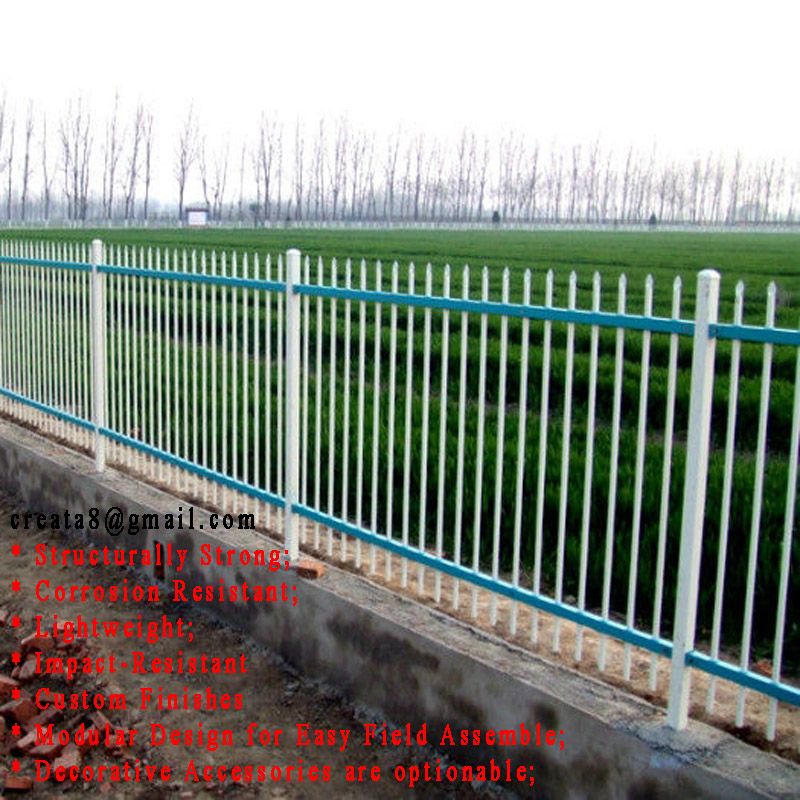 Customized RustProof Modular Artistic Steel Security Fence