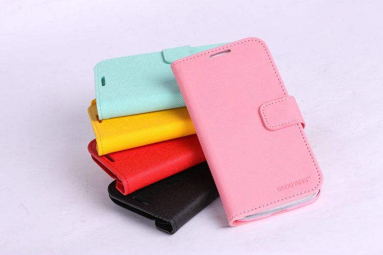 PU Leather Case Wallet Cover for Sumsung Galaxy S4 I9500