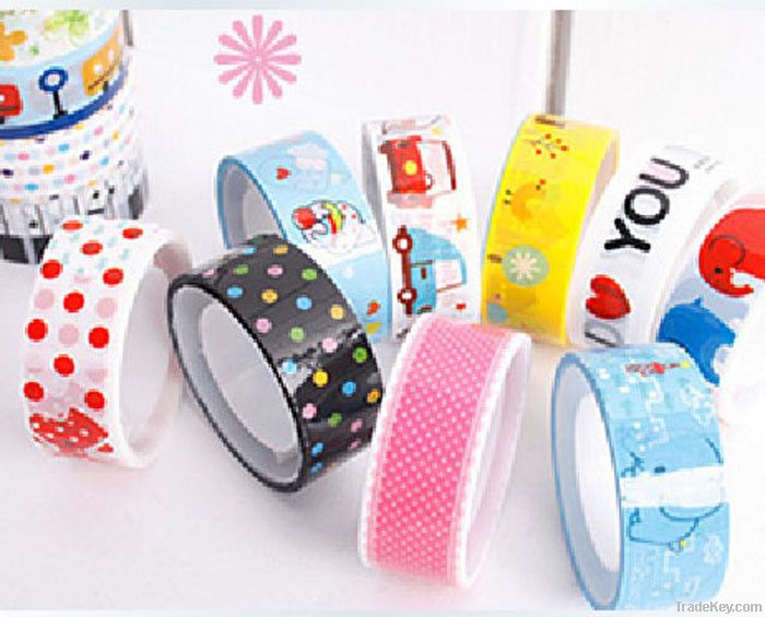 OPP School Stationery Cartoon Tape