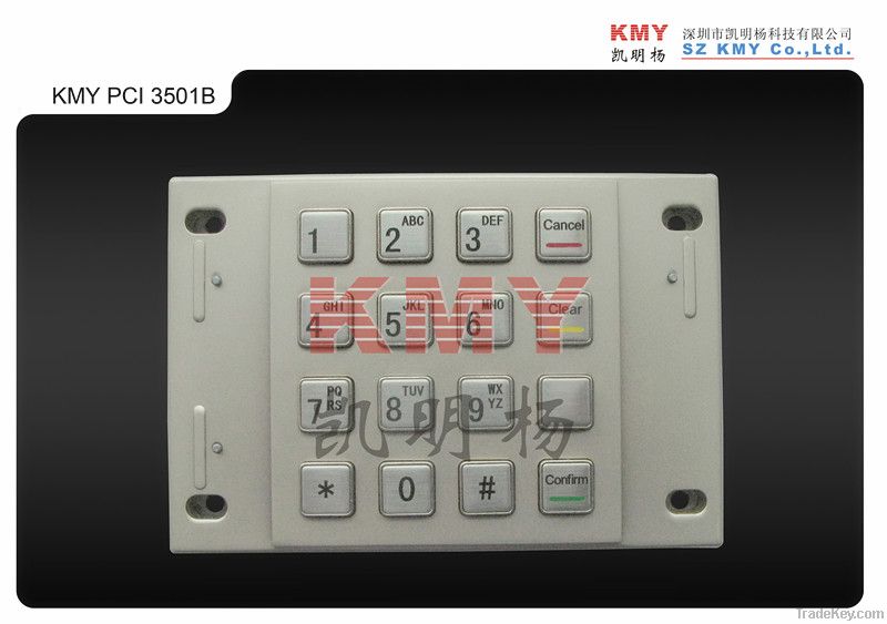 ATM Keypad, PCI 2.0 Certified EPP, KMY3501B-PCI