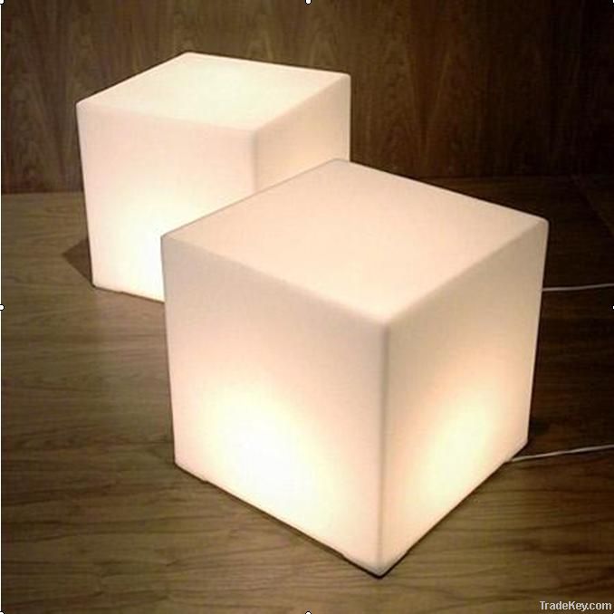 waterproof led cube light with remote control