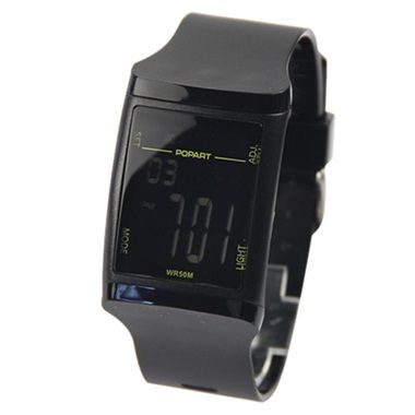 Unique Design Digital Electronic Waterproof Silicone Wrist Watch