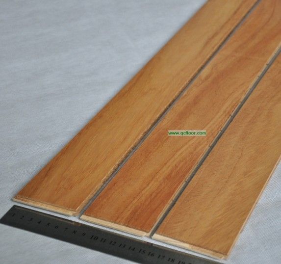 E0 Grade 2-layer 3-strip Natural Doussie Engineered Wood Floor  