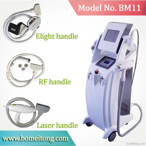 Multifunctional 3 in 1 IPL RF laser hair removal machine