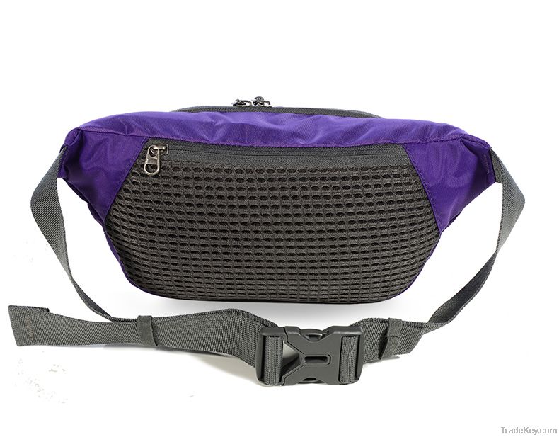 Fashion foldable sport waist bag for men or woman