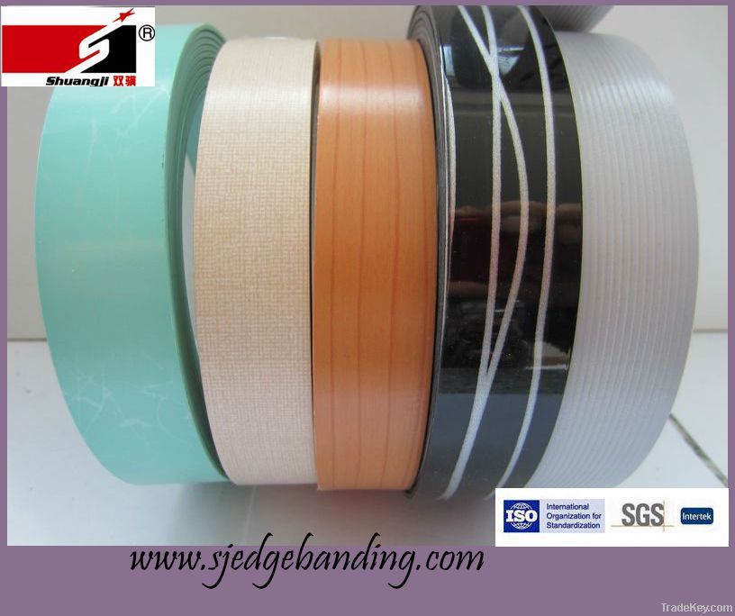 high quality woodgrain pvc edge banding